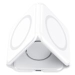15W Portable 3-in-1 Magnetic Wireless Charger White