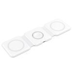 15W Portable 3-in-1 Magnetic Wireless Charger White