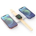 15W Portable 3-in-1 Magnetic Wireless Charger White