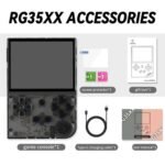2024 Version ANBERNIC RG35XX Game Console 64GB Black