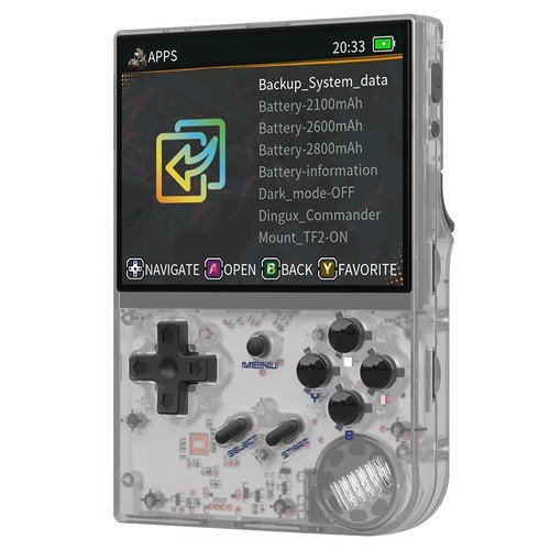 2024 Version ANBERNIC RG35XX Game Console 64GB White