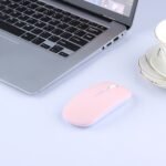 2.4G Wireless Bluetooth Mouse Pink