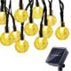24mm Solar String Lights Warm Light