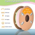 4kg ERYONE Rainbow Dual Color Matte PLA Filament