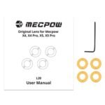 4pcs Mecpow L20 Original Lens for X5, X5 Pro, X4, X4 Pro