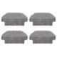 4pcs Xiaomi VIOMI V2/V2 Pro Robot Vacuum Cleaner Mopping Cloth Gray