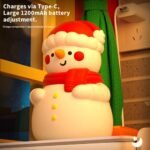500mAh Snowman Night Light