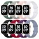 8pcs Tronsmart Waterproof Silicone Watch Bands for Apple Watch