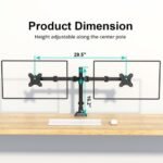 Adjustable Dual Monitor Stand