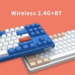 Ajazz AK871 87 Keys Wireless Mechanical Keyboard Blue Switch