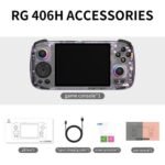 ANBERNIC RG 406H Game Console 256GB Transparent Purple