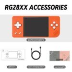 ANBERNIC RG28XX Game Console 64GB Lava Orange