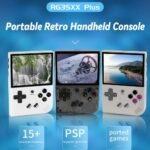 ANBERNIC RG35XX Plus Game Console 64GB - White