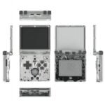 ANBERNIC RG35XXSP Flip Game Console Transparent White