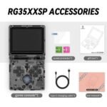 ANBERNIC RG35XXSP Game Console 64GB/128GB 10000 Games Black