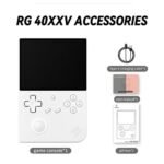 ANBERNIC RG40XXV Game Console White 64GB HDMI Cable Bag White