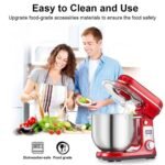 BioloMix BM601 1200W Kitchen Food Stand Mixer Grey