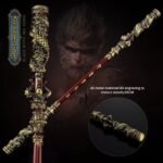 Black Myth Wukong Ruyi Golden Cudgel Model Metal Crafts Bronze