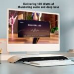 BlueAnt - Soundblade 2.1 Channel Bluetooth 5.3 Under Monitor Soundbar - Charcoal
