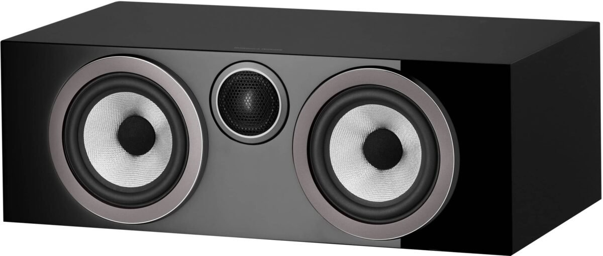 Bowers & Wilkins - 700 Series 3 Center Channel with 1" Tweeter and 5" Midbass (Each) - Gloss Black
