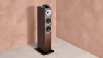 Bowers & Wilkins - 700 Series 3 Floorstanding Speaker with 1" Tweeter on Top and Two 6.5" Bass Drivers (Each) - Mocha