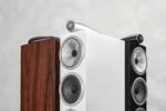 Bowers & Wilkins - 700 Series 3 Floorstanding Speaker with 1" Tweeter on Top and Two 6.5" Bass Drivers (Each) - Mocha