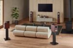 Bowers & Wilkins - 700 Series 3 Floorstanding Speaker with 1" Tweeter on Top and Two 6.5" Bass Drivers (Each) - Mocha