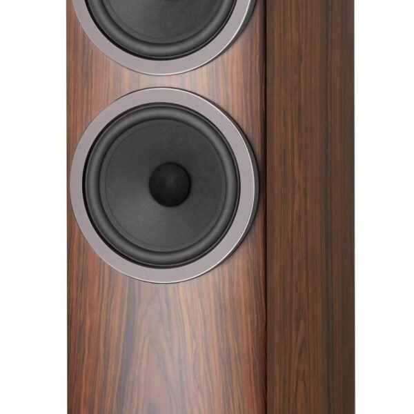 Bowers & Wilkins - 700 Series 3 Floorstanding Speaker with 1" Tweeter on Top and Two 6.5" Bass Drivers (Each) - Mocha