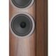 Bowers & Wilkins - 700 Series 3 Floorstanding Speaker with 1" Tweeter on Top and Two 6.5" Bass Drivers (Each) - Mocha