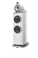 Bowers & Wilkins - 800 Series Diamond 1" Diamond Tweeter, 6" Midrange in Turbine Head, Dual 8" Woofer Floorstanding Speaker (each) - White