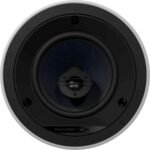 Bowers & Wilkins - CI600 Series 6" In-Ceiling Speaker w/ Cast Basket, Aramid Fiber Midbass and Nautilus Tweeter - (Each) - Paintable White