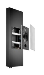 Bowers & Wilkins - CI800 Series In Wall Speaker with 7" midbass and 1" Diamond Dome Tweeter (Single Speaker) - Black