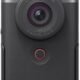 Canon - PowerShot V10 4K Video 20.9-Megapixel Digital Camera for Vloggers and Content Creators - Silver