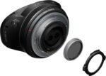Canon - RF-S3.9mm F3.5 STM Dual Fisheye Lens for Select EOS-R Series Cameras - Black