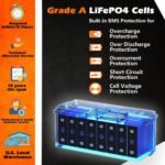 Cloudenergy 12V 200Ah LiFePO4 Battery Pack