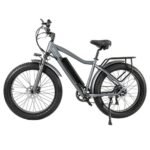 CMACEWHEEL J26 Electric Bike 26*4.0'' Tire 750W Motor Silver Grey