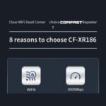 COMFAST CF-XR186 WiFi Signal Amplifier EU