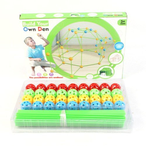 Creative Puzzles 36 Balls 51 Rods Building Toy for Kid without Camp