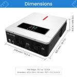 DAXTROMN 6200W Hybrid Solar Inverter with 2 Loads Output