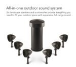 Definitive Technology - Dymension 4" Outdoor Landscape 6 Speaker System with 8" Subwoofer - Brown
