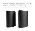 Definitive Technology - Dymension 4.5" 2-Way Outdoor Wall Mount Speakers Pair - Black