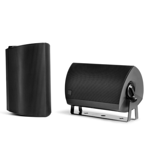 Definitive Technology - Dymension 5.25" 2-Way Outdoor Wall Mount Speakers Pair - Black