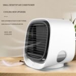 Desktop Mini Air Cooler Home Air Conditioner Fan White