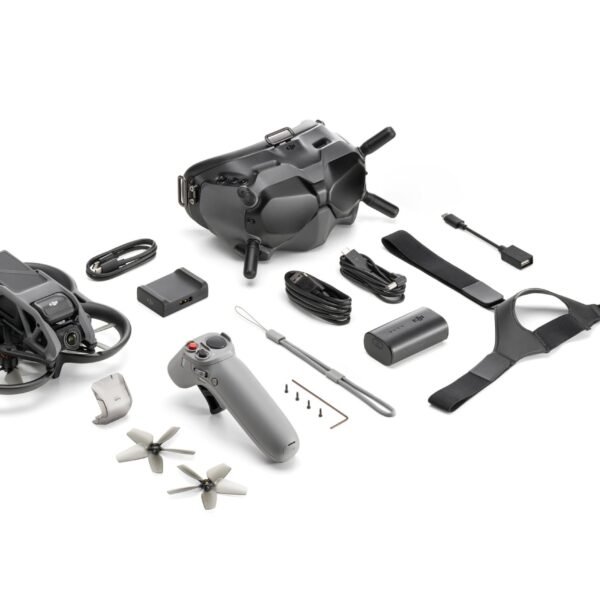 DJI - Geek Squad Certified Refurbished Avata Fly Smart Combo (DJI FPV Goggles V2) - Gray