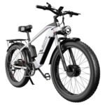DUOTTS F26 Electric Bike 26 Inch 55Km/h 20Ah 750W*2 Dual Motors Silver