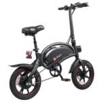 DYU D3 Plus Folding Moped Electric Bike 14 Inch Black