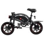 DYU D3 Plus Folding Moped Electric Bike 14 Inch Black