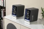 Edifier - QR65 5.3 Bluetooth Multimedia Speaker System with 65W GaN Charging, Lighting Effects, and Strong Base (Pair) - Black