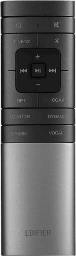 Edifier - S2000MKIII Powered Bluetooth Bookshelf, Computer - 130W Line-in Optical Input - Tri-Amped Studio Monitor 2.0 Speakers - Wood/Black
