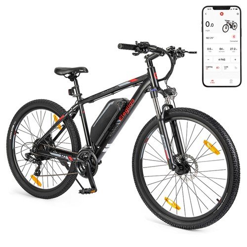 Eleglide M2 29-inch Electric Moped Bike 125km Max Range Black
